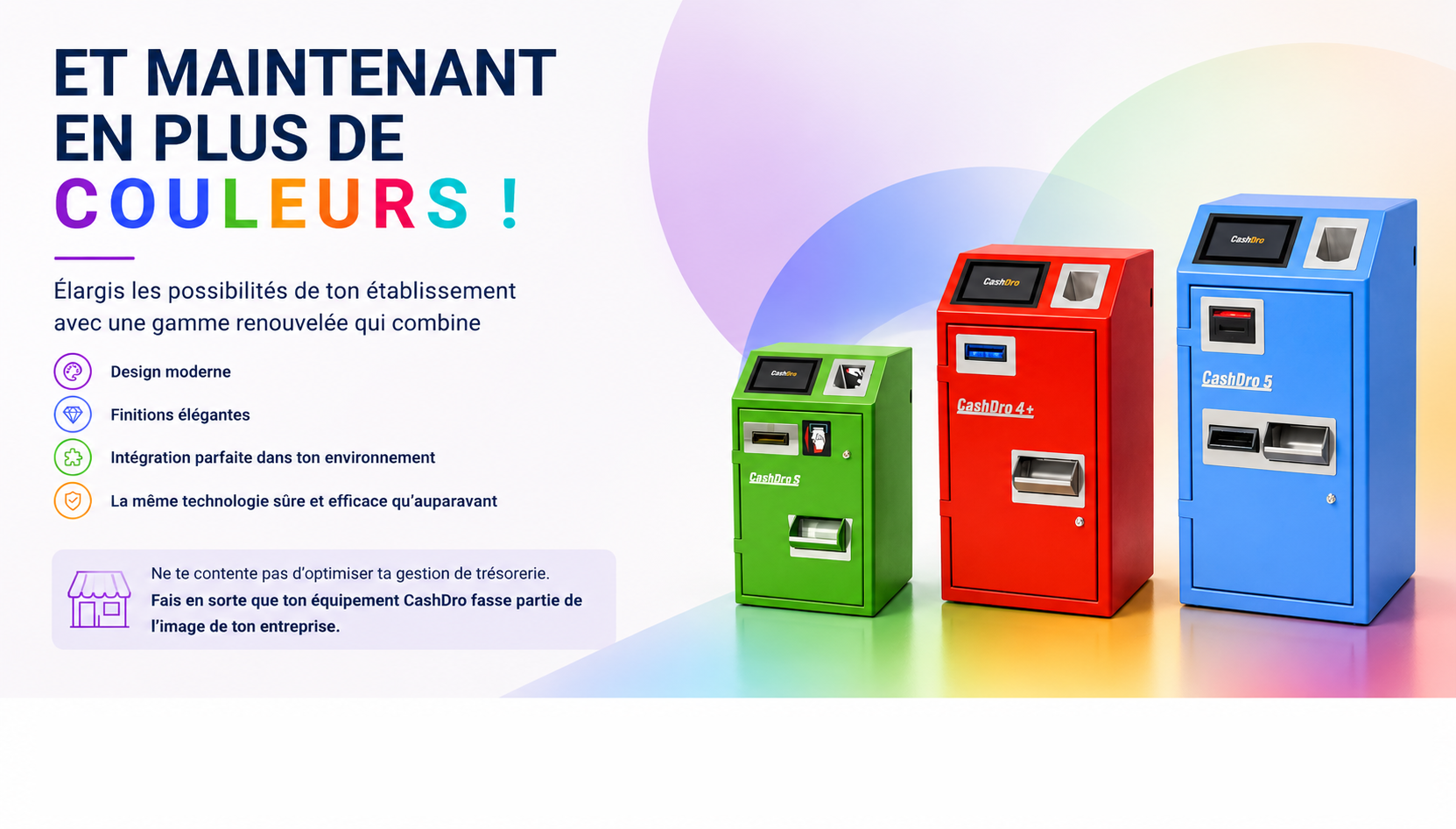 Cashdro couleurs